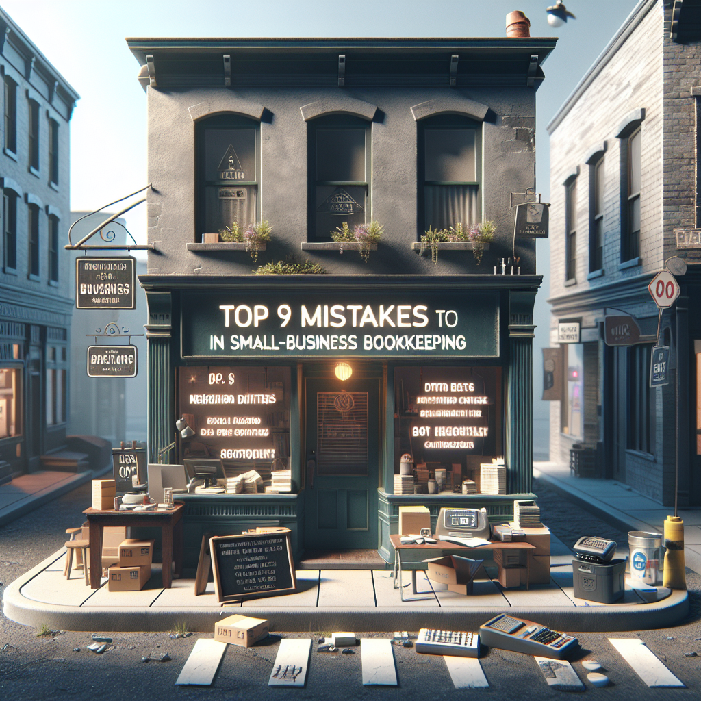 Top 9 Mistakes to Avoid in Small Business Bookkeeping