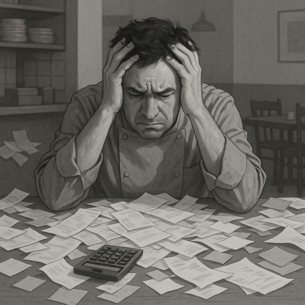 Messy paperwork